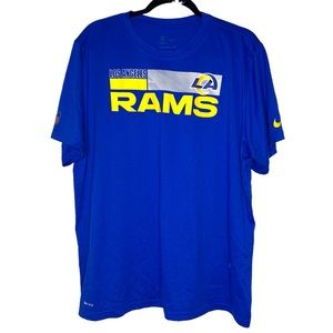 NFL Nike Mens Los Angeles Rams T-Shirt Size XXL